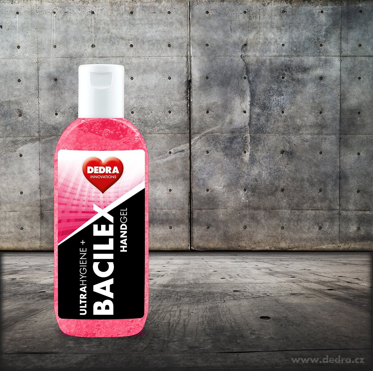 SADA 2+1 ZDARMA čisticí gel na ruce pro ženy, 70 % alkoholu, BACILEX® ultraHYGIENE+ – náhled 2 | Grand Móda