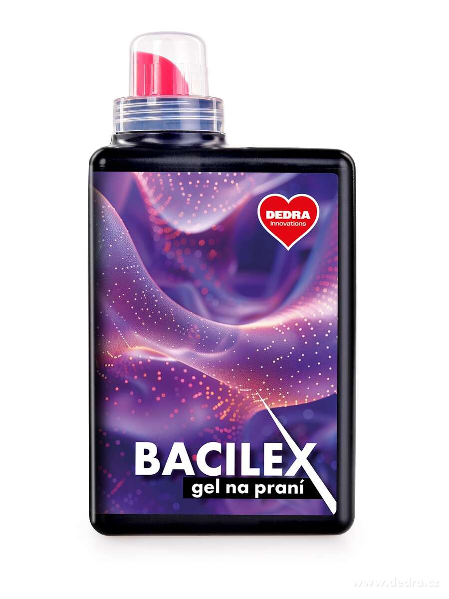 BACILEX, hygienický prací gel s antimikrobiální přísadou, na bílé & barevné prádlo, 28 praní