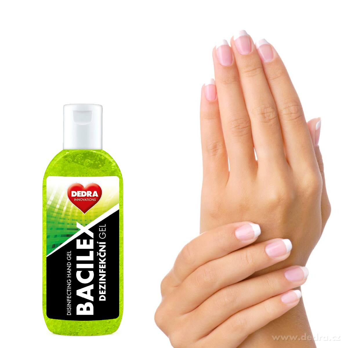 BACILEX, Dezinfekční gel na ruce, certifikovaný, 100 ml – náhled 2 | Grand Móda