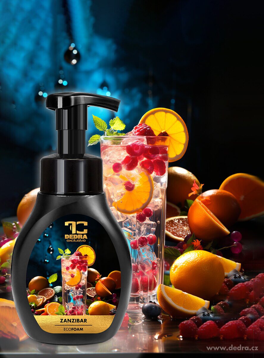 ZANZIBAR | ┼íetrn├ę p─Ťnov├ę m├Żdlo na ruce & t─Ťlo | 2├Ś300 ml | v├Żhodn├í sada 2 ks - obr├ízek 2 | Myt├ş a p├ę─Źe o t─Ťlo | Grand M├│da