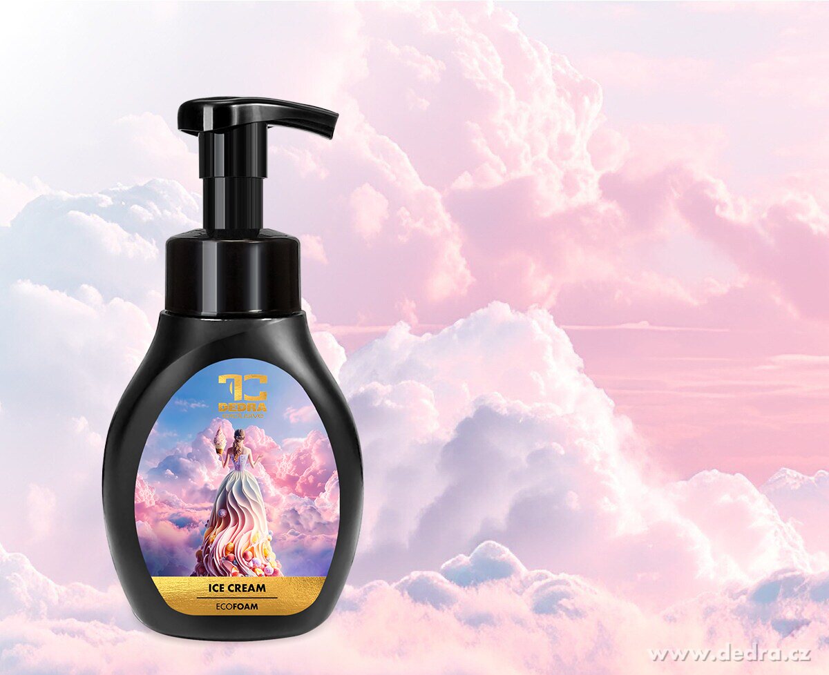 ICE CREAM | ┼íetrn├ę p─Ťnov├ę m├Żdlo na ruce & t─Ťlo | 2├Ś300 ml | v├Żhodn├í sada 2 ks - obr├ízek 2 | Myt├ş a p├ę─Źe o t─Ťlo | Grand M├│da