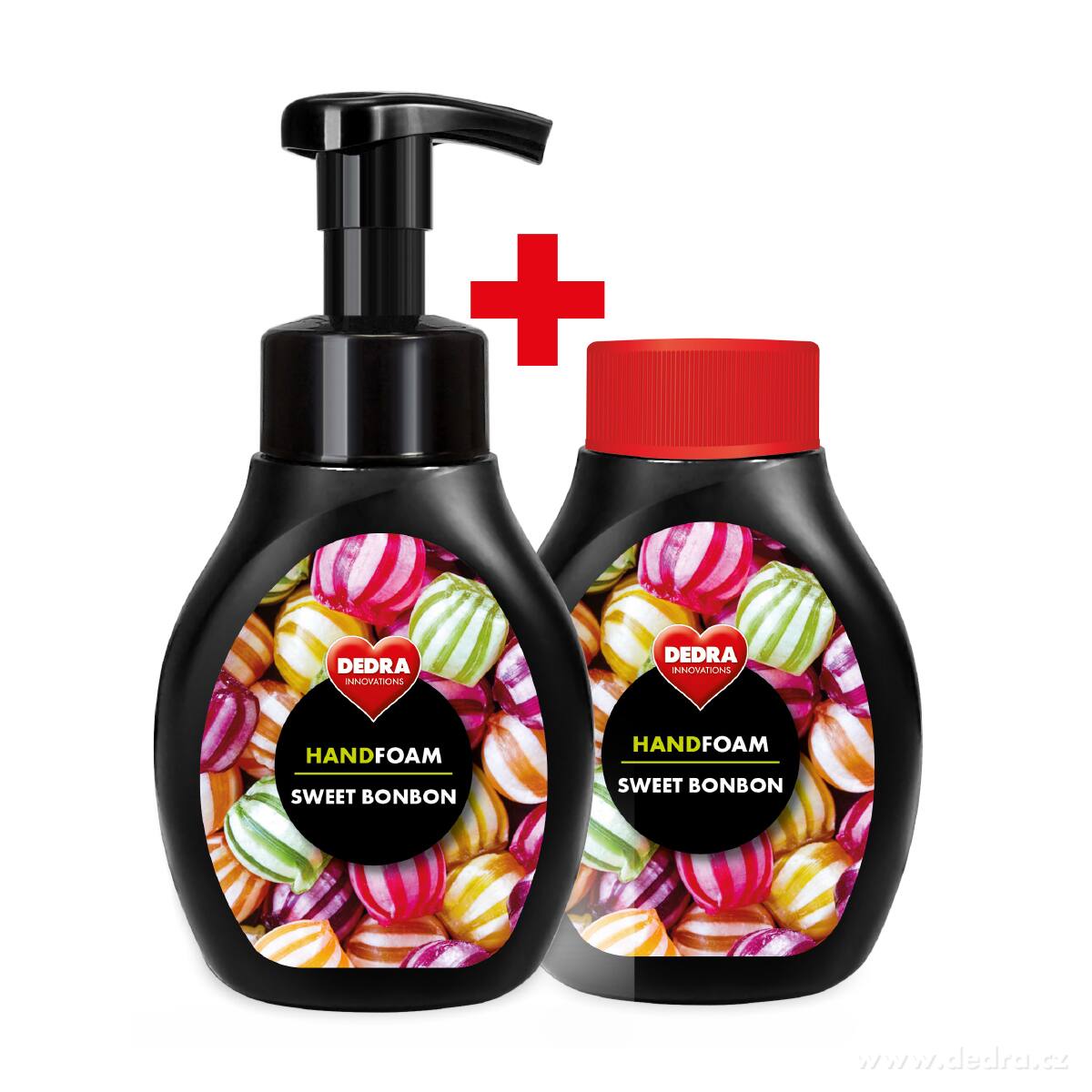 1+1 SADA pěnové mýdlo na ruce i tělo SWEET BONBON | Mytí a péče o tďlo | Grand Móda