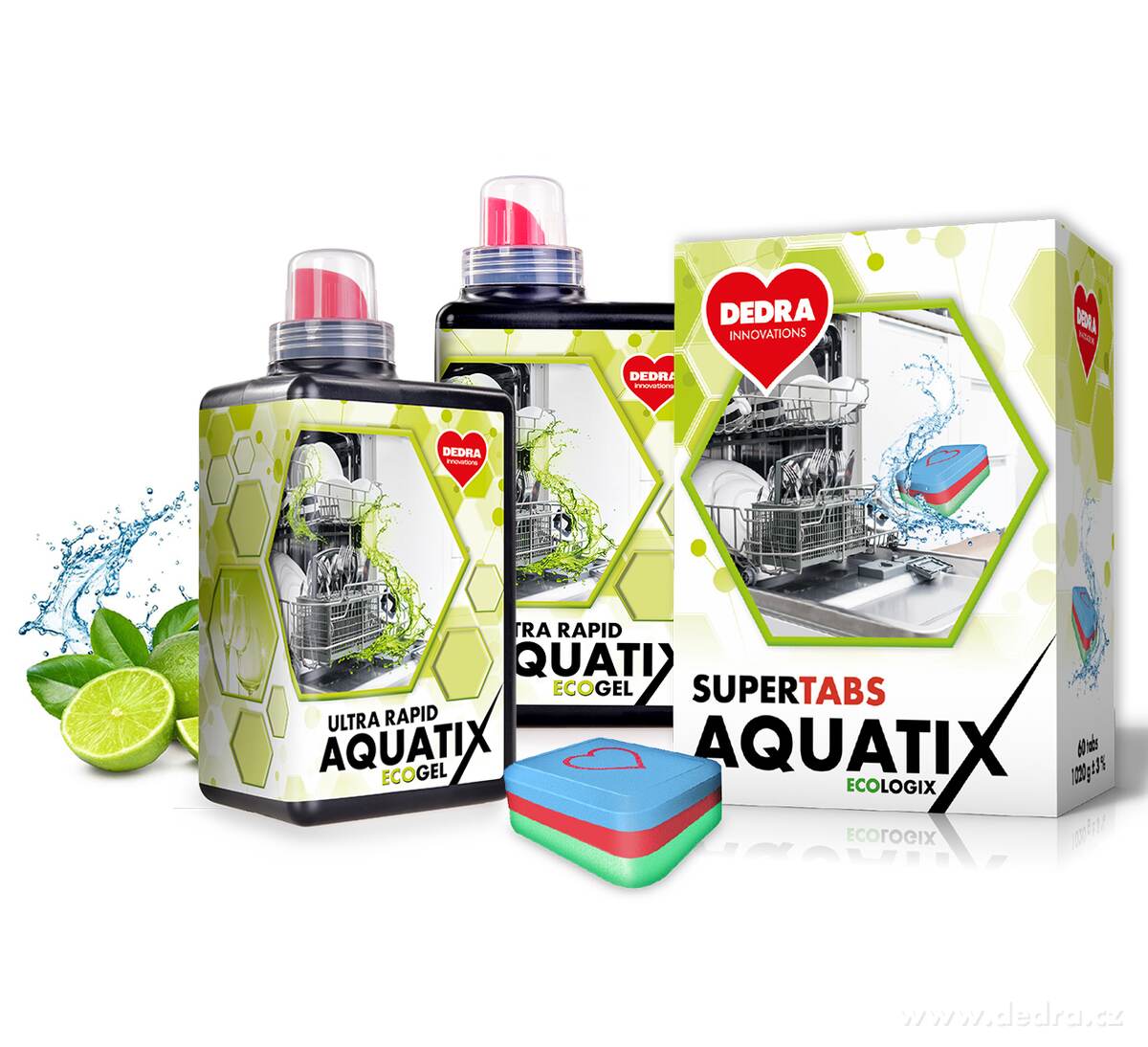 2+1 ZDARMA | AQUATIX gel do my─Źky + tablety | 180 myt├ş - hlavn├ş obr├ízek | Myt├ş v my─Źce | Grand M├│da