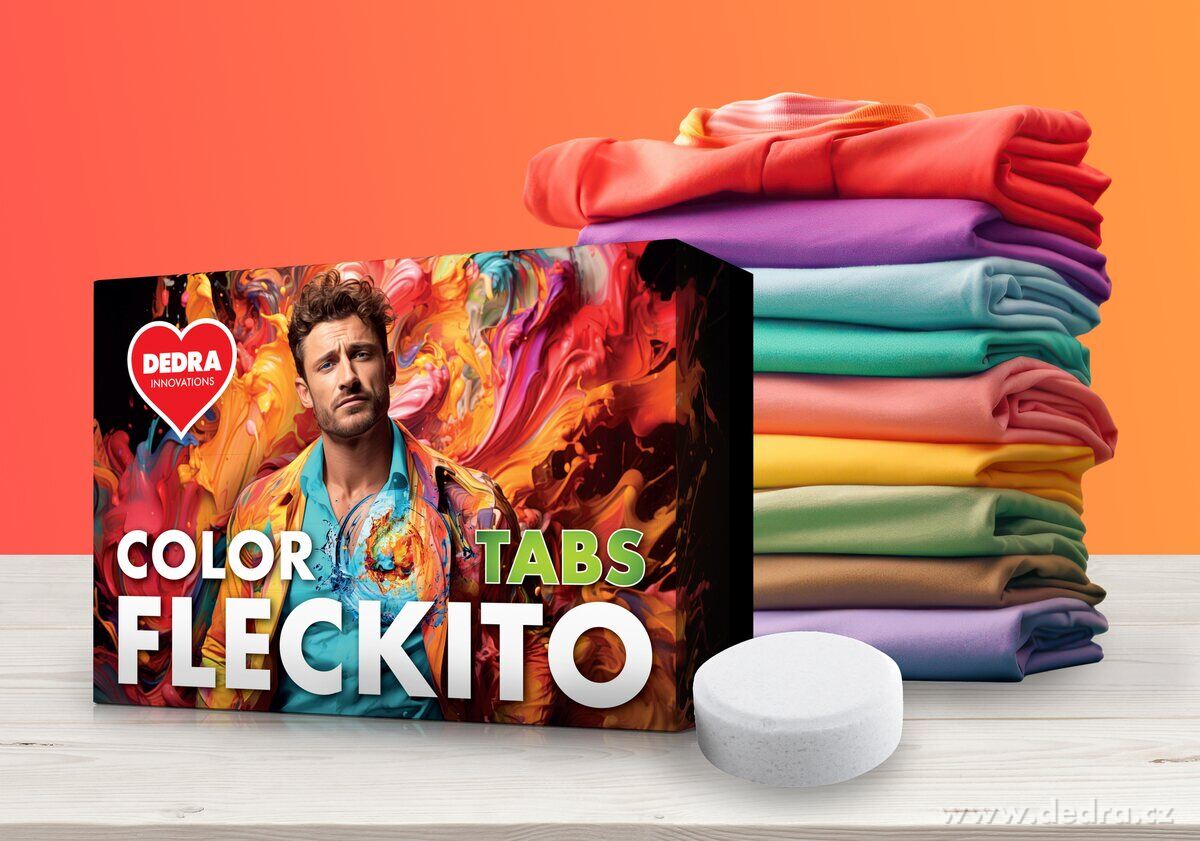 2├Ś FLECKITO | Inteligentn├ş tablety na skvrny pro barevn├ę pr├ídlo | ochrana barev & enzymy | 24ÔÇ»tablet - obr├ízek 4 | V├Żhodn├ę sady drogerie ­čĺŁ | Grand M├│da