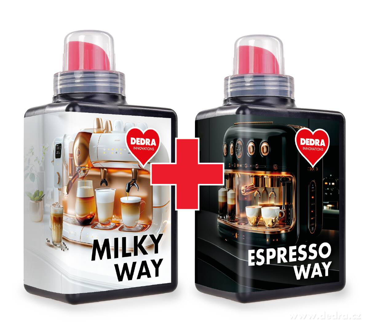 ESPRESSO WAY + MILKY WAY, Čisticí sada pro kávovary, 2× 500 ml