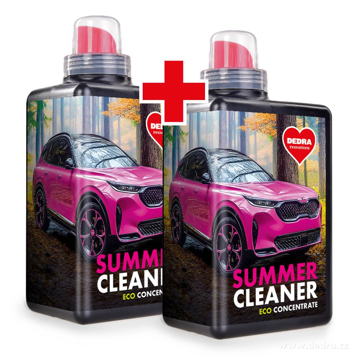 2├Ś SUMMER CLEANER | Parfemovan├Ż koncentr├ít ÔÇô letn├ş sm─Ťs do ost┼Öikova─Ź┼» | 2x 1ÔÇ»L - hlavn├ş obr├ízek | Autokosmetika | Grand M├│da