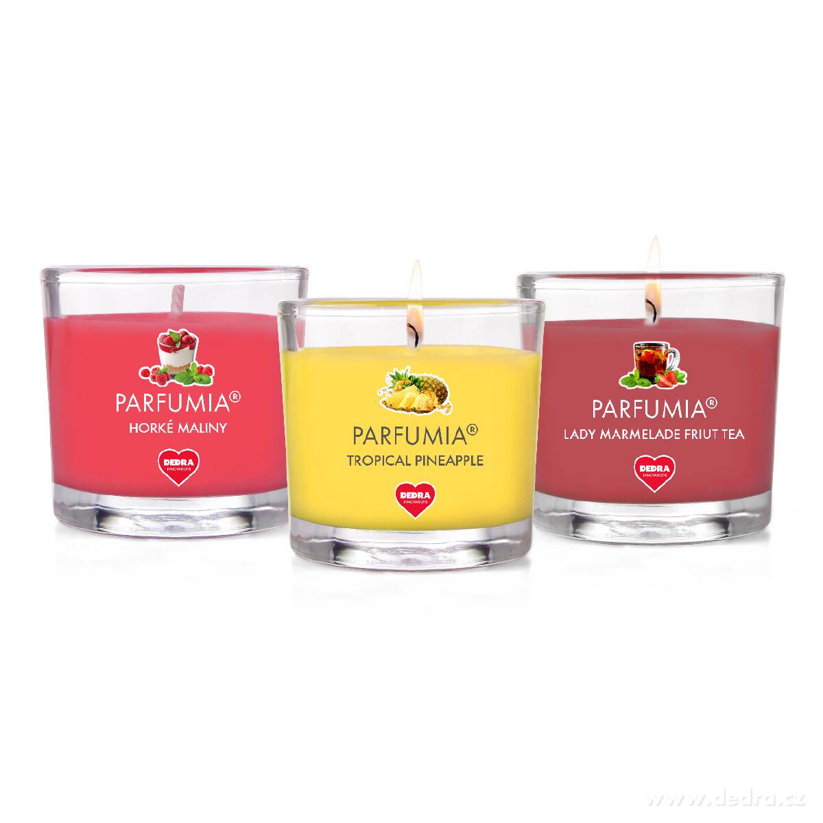 DELICATES | sada 3 votivn├şch sv├ş─Źek C | PARFUMIA┬« | 3├Ś55 ml - obr├ízek 4 | Delicates | Grand M├│da