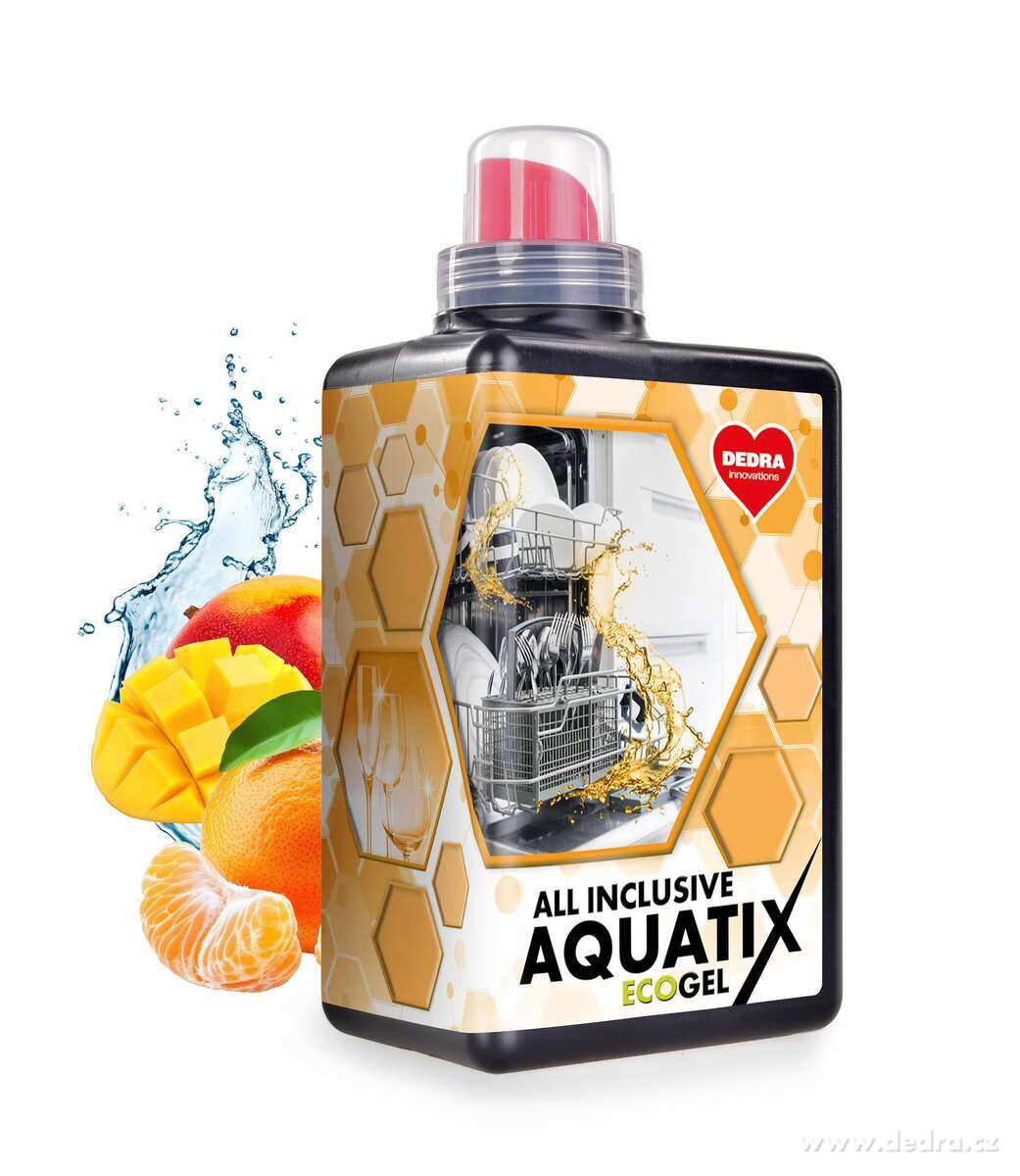 Sada AQUATIX 1+1, gely do myčky, 115 mytí, ULTRA RAPID + ALL INCLUSIVE – náhled 4 | Grand Móda