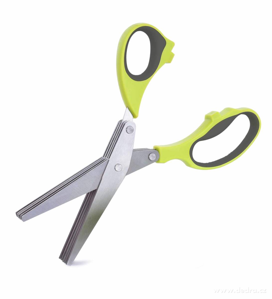 BYLINKÁTOR, nůžky na bylinky s 5 břity + čistítko a kryt – náhled 4 | Grand Móda