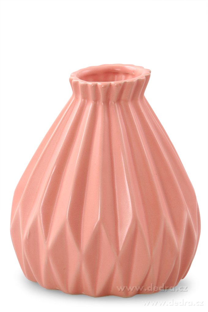 14 cm dekorativní váza, keramická reliéfní | Jaro ­čîĚ | Grand Móda