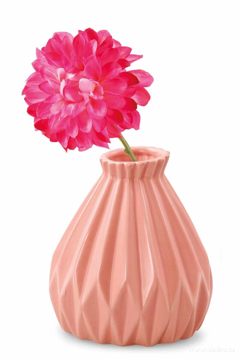 14 cm dekorativní váza, keramická reliéfní – náhled 2 | Grand Móda