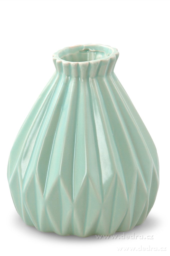 14 cm dekorativní váza, keramická reliéfní | Ikebana | Grand Móda