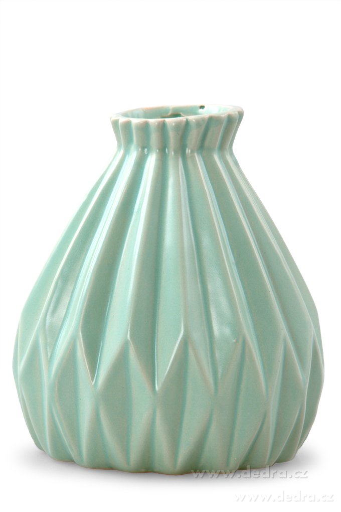 14 cm dekorativní váza, keramická reliéfní – náhled 4 | Grand Móda