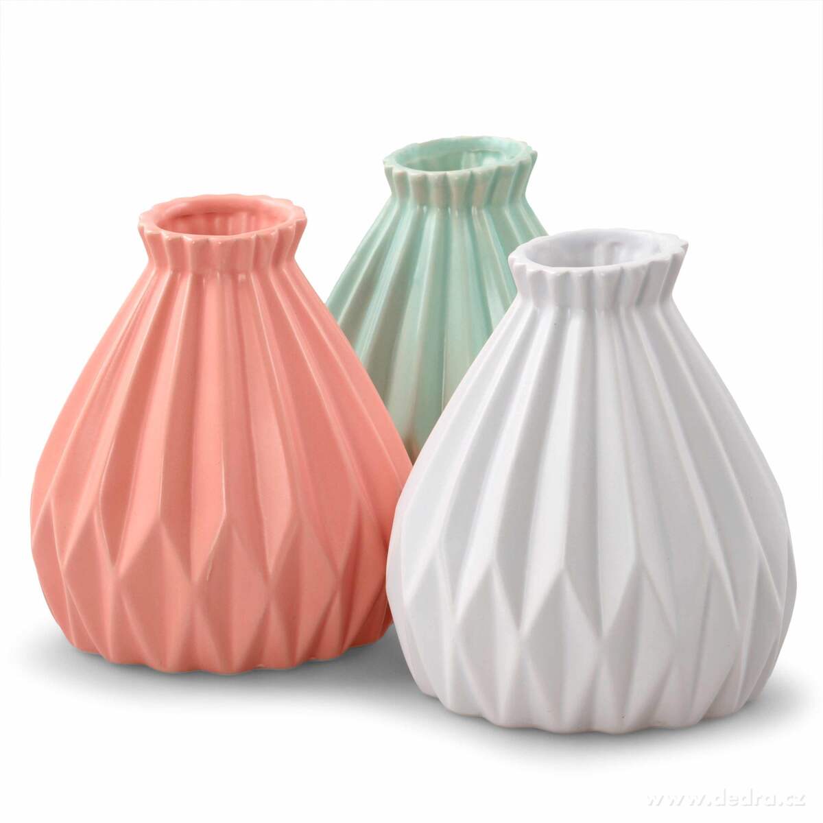 14 cm dekorativní váza, keramická reliéfní – náhled 5 | Grand Móda