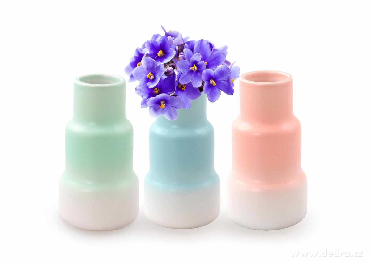 13 cm keramická váza, stupňovitého tvaru – náhled 4 | Grand Móda