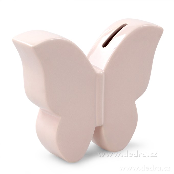 BUTTERFLY kasička, keramic.pokladnička | Boxy, ukládání vďcí | Grand Móda