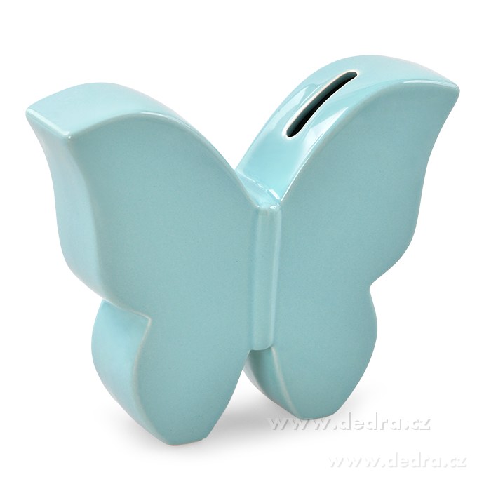 BUTTERFLY kasička, keramic.pokladnička | Vychytávky | Grand Móda