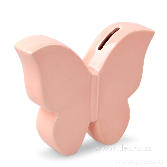 BUTTERFLY kasička, keramic.pokladnička | Vychytávky | Grand Móda