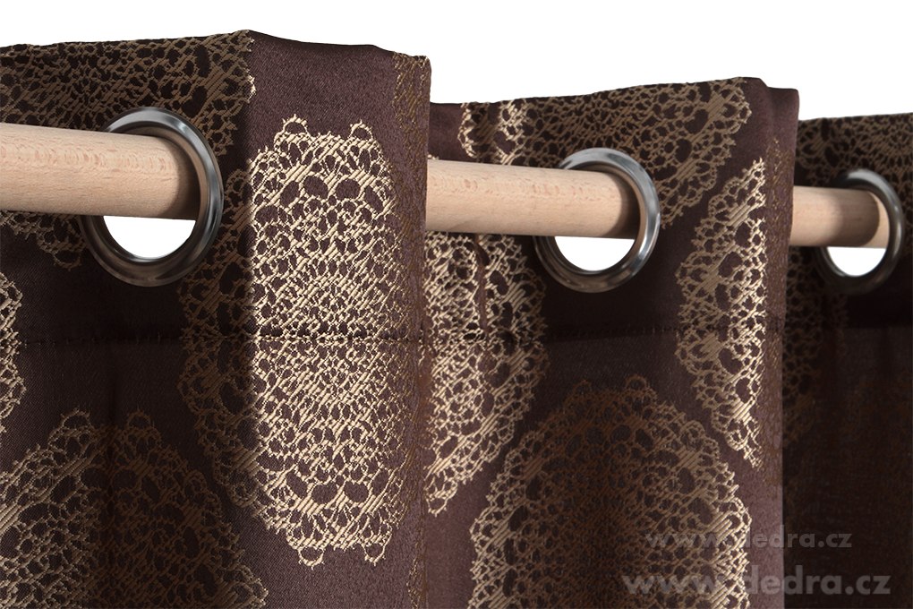 JACQUARD RINGS žakárově tkaný závěs – náhled 3 | Grand Móda