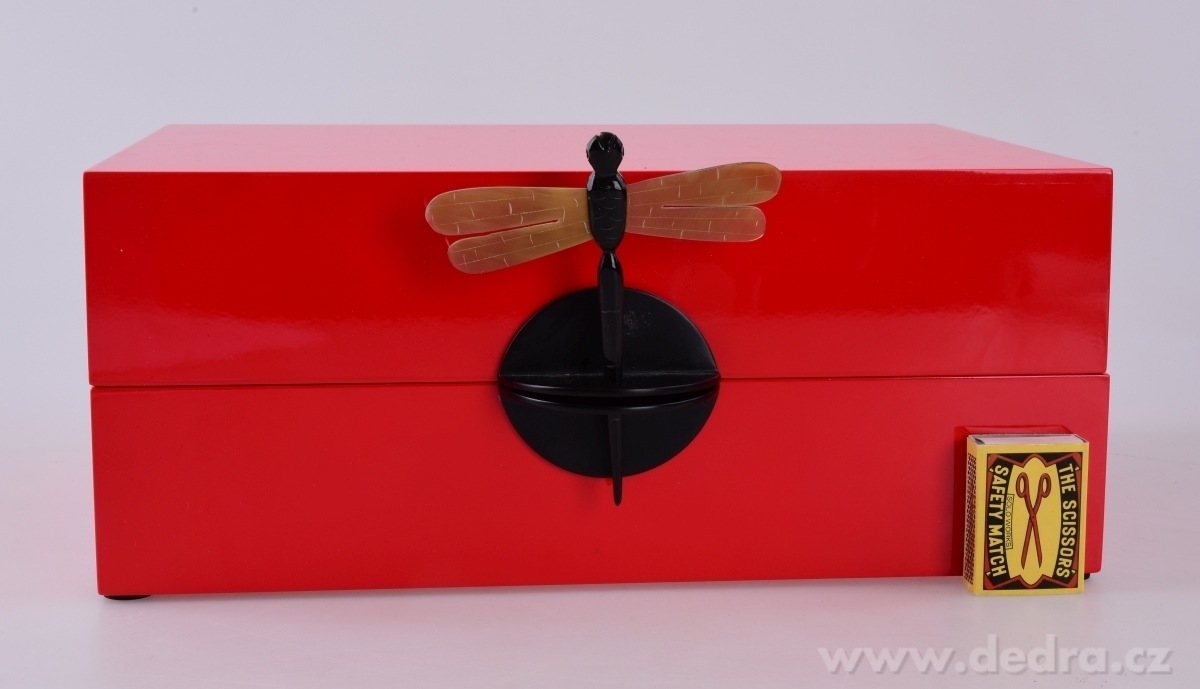 Dekorativní šperkovnice, , kazeta s vážkou – náhled 5 | Grand Móda