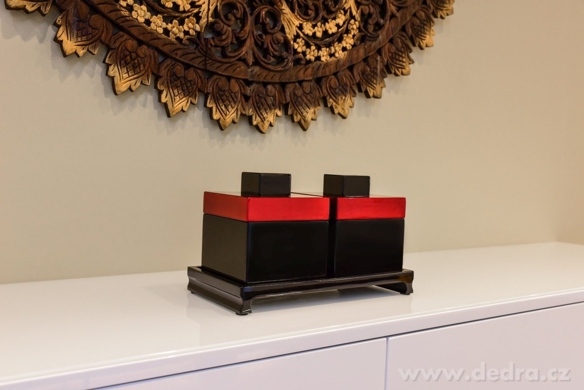 Set 2 ks šperkovnice, kazety na dekorativním podstavci – náhled 3 | Grand Móda