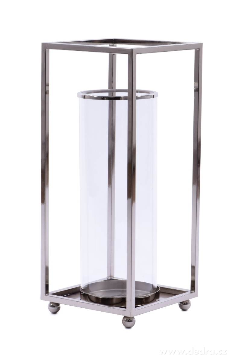 Nerezová lucerna, čtvercová | Lucerny | Grand Móda