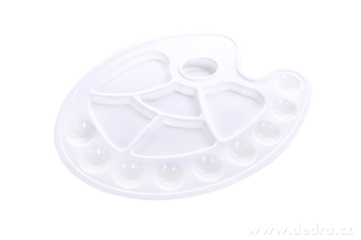 ART, Velká malířská paleta na malování, s otvorem pro prst, až na 14 barev – náhled 2 | Grand Móda