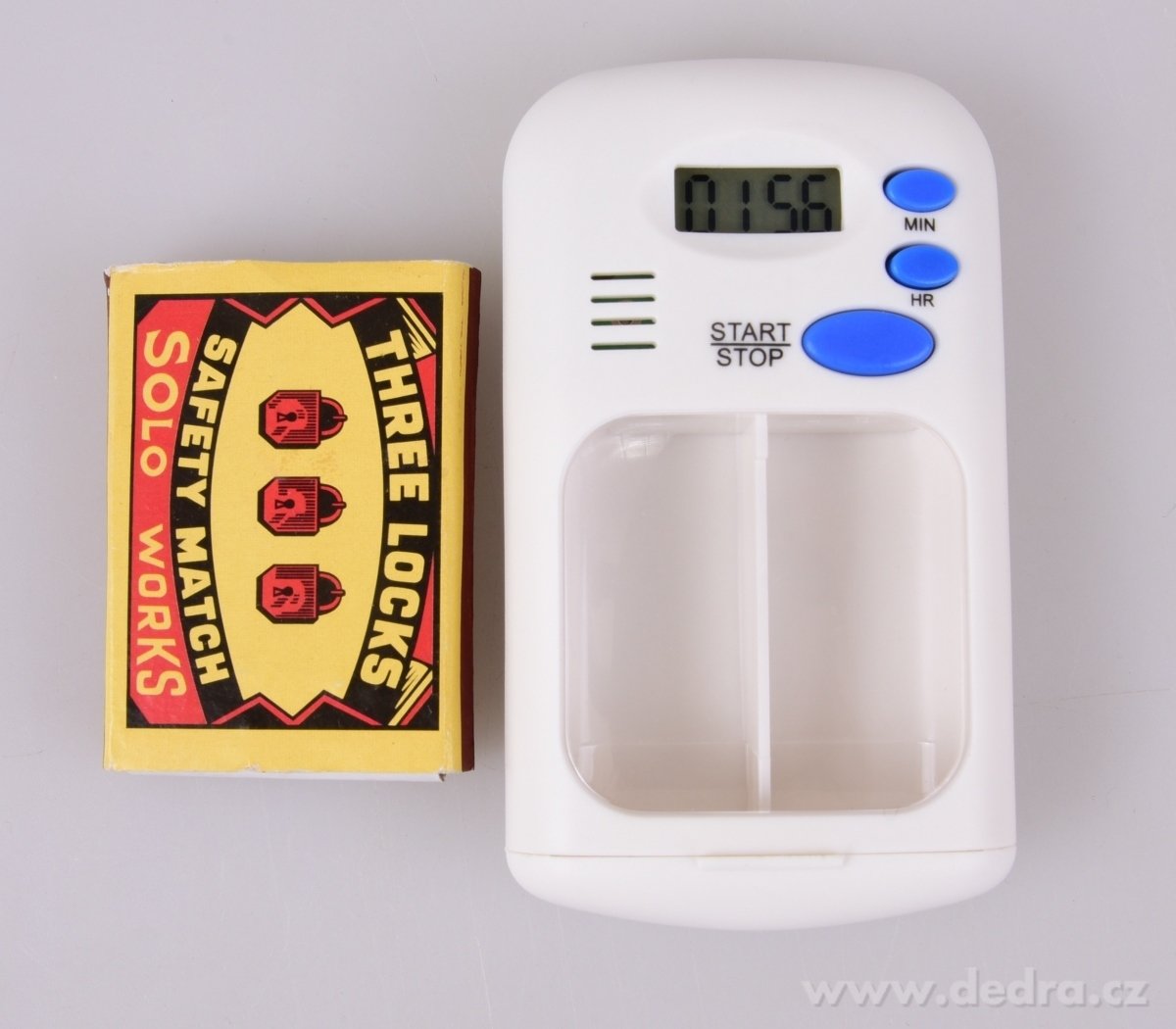 LÉKOVNÍK, Zásobník na léky s alarmem, 5 × 8 cm, Digitální připomínka dávky léků – náhled 5 | Grand Móda