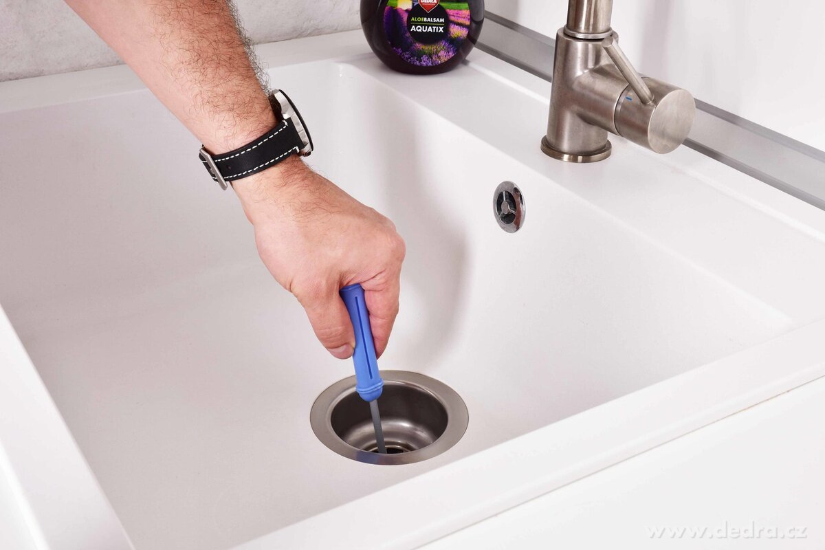 PROŠŤOUCHÁVADLO 120 cm, Kartáček na odpady a sifony, pružná bužírka + štětka 4 cm – náhled 3 | Grand Móda