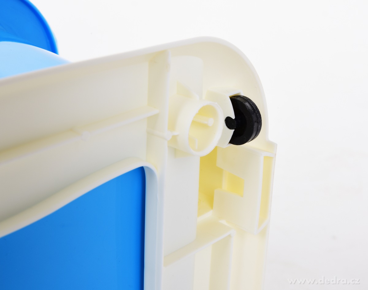 68 cm QUINTO REGAL mini pětipatrový regál, s 5 výsuvnými různobarevnými boxy – náhled 4 | Grand Móda