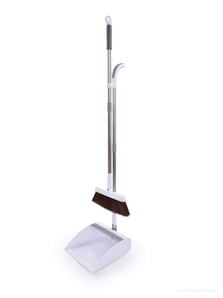 2v1 nehrbící kloubový smeták s vyčesávací lopatkou