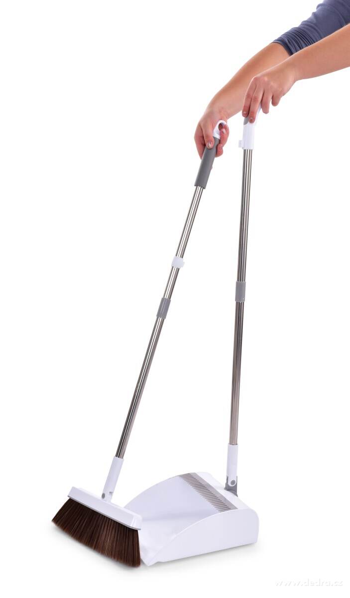 2v1 nehrbící kloubový smeták s vyčesávací lopatkou – náhled 3 | Grand Móda
