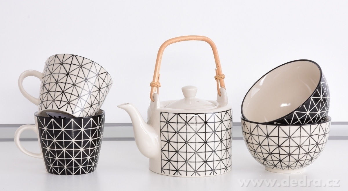 Hrnek Black&White, objem 300 ml – náhled 4 | Grand Móda