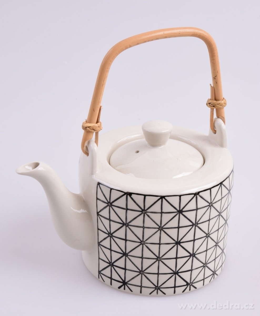 Konvice Black&White, s bambusovým – náhled 2 | Grand Móda
