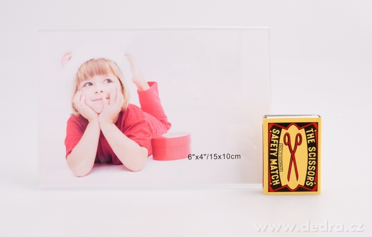 VISO, 10 x 15 cm, průhledný stojánek na fotky, menu & vzkazy – náhled 2 | Grand Móda