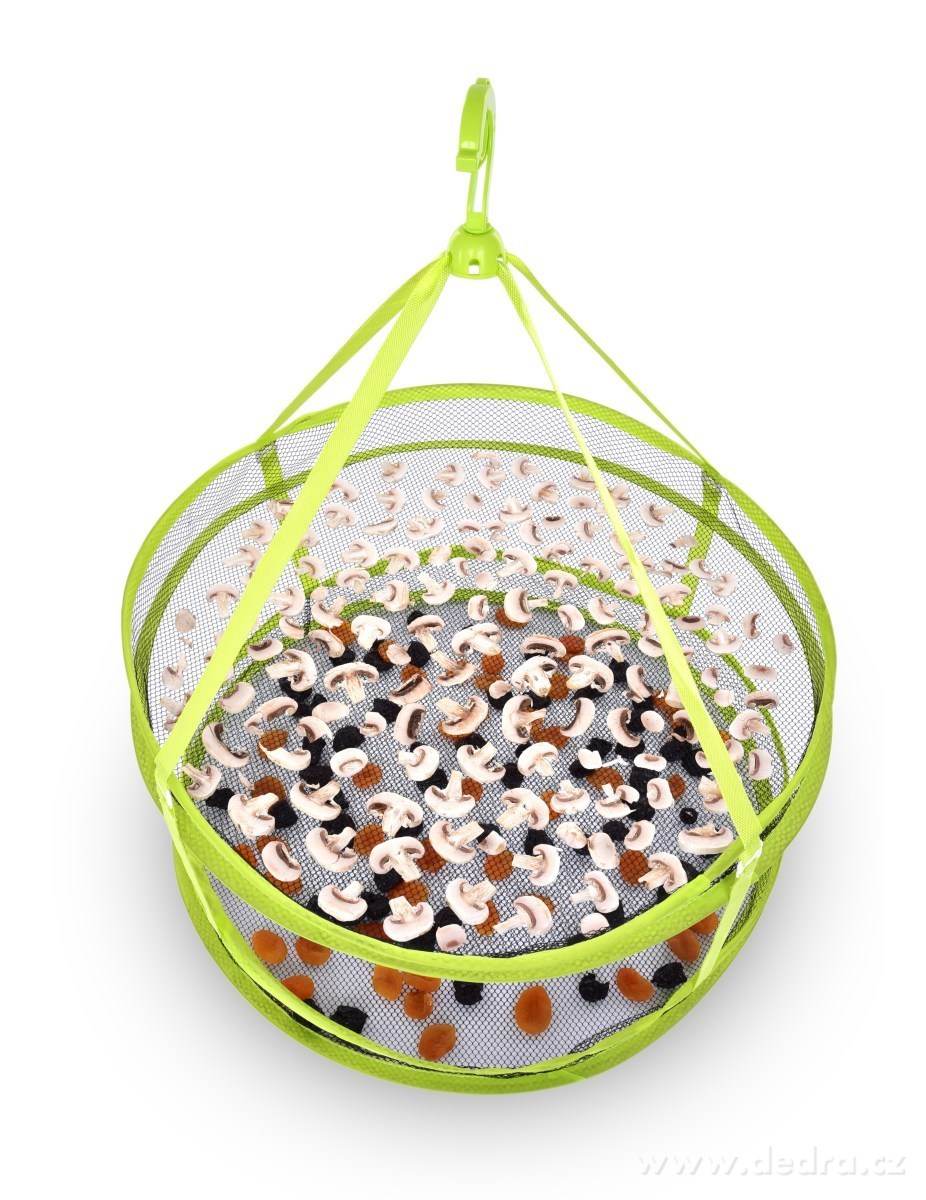 COMPACT, XL skládací dvoupatrový sušák Ø 60 cm, na prádlo, ovoce, houby & bylinky | Náčiní | Grand Móda