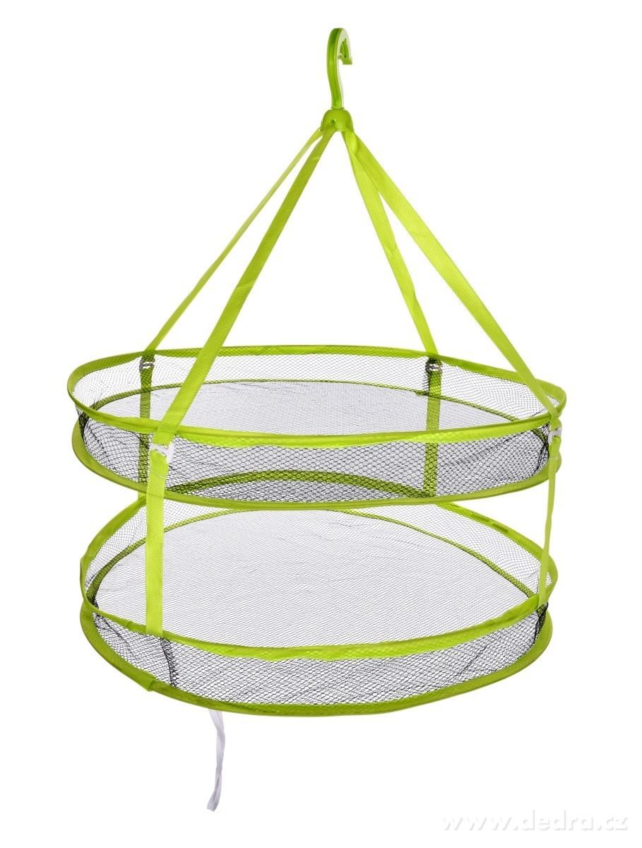 COMPACT, XL skládací dvoupatrový sušák Ø 60 cm, na prádlo, ovoce, houby & bylinky – náhled 2 | Grand Móda