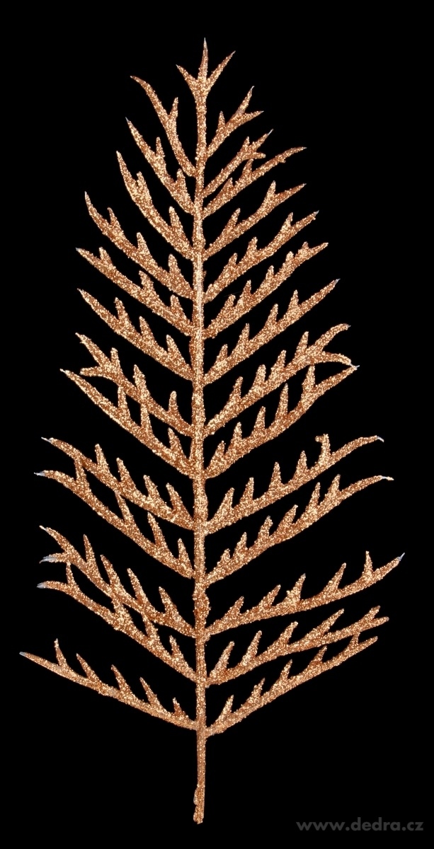 2 ks bronzového kapradí, délka cca 40 cm – náhled 3 | Grand Móda