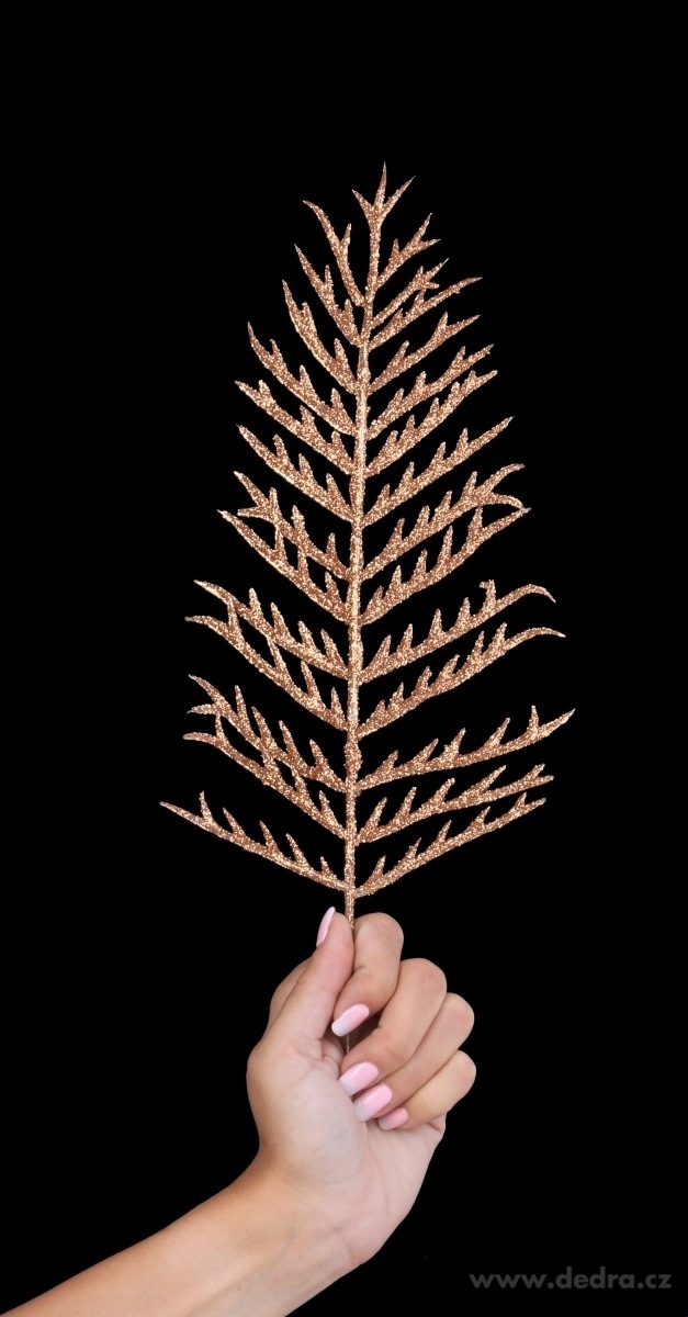 2 ks bronzového kapradí, délka cca 40 cm – náhled 4 | Grand Móda