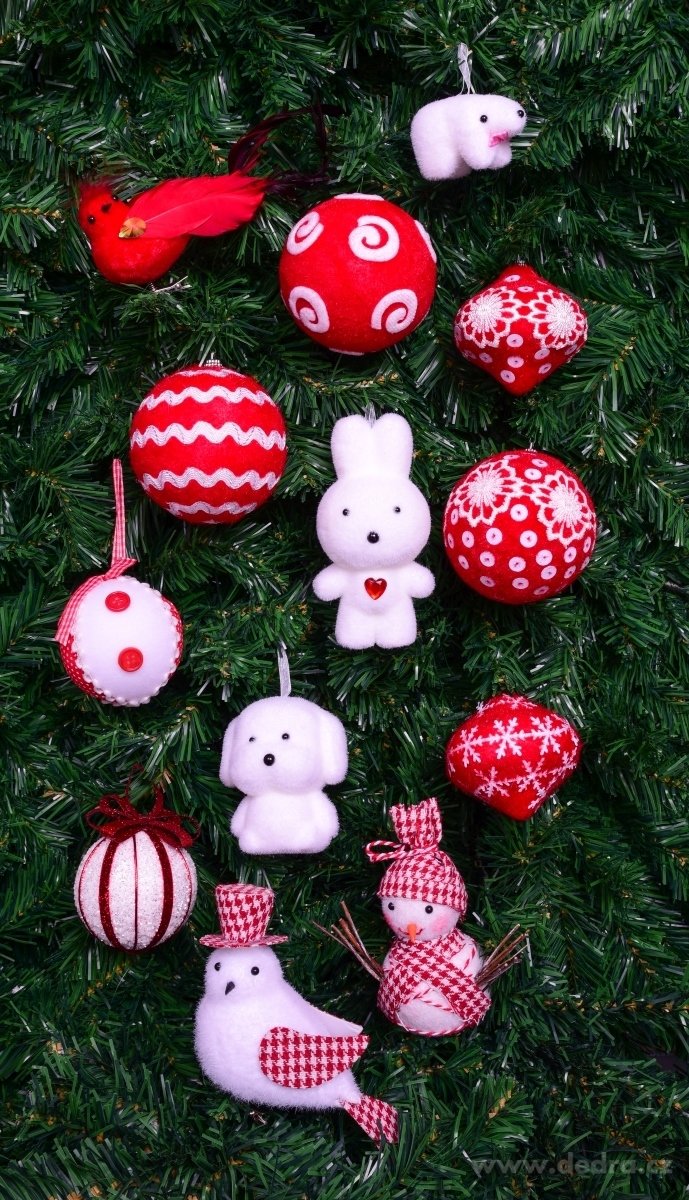 1 ks červená koule průměr 8, 5 cm – náhled 3 | Grand Móda