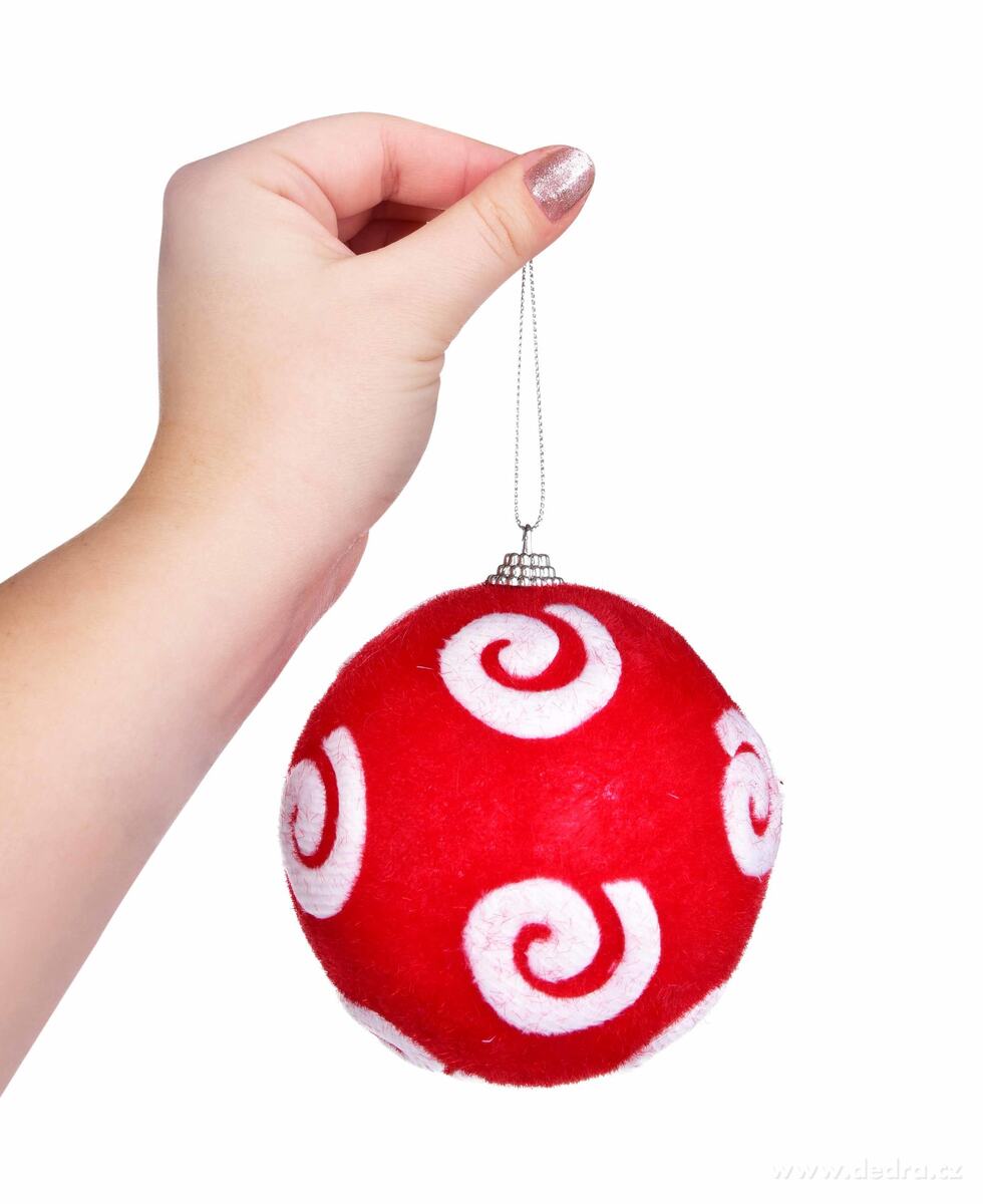 1 ks červená koule průměr 8, 5 cm – náhled 4 | Grand Móda