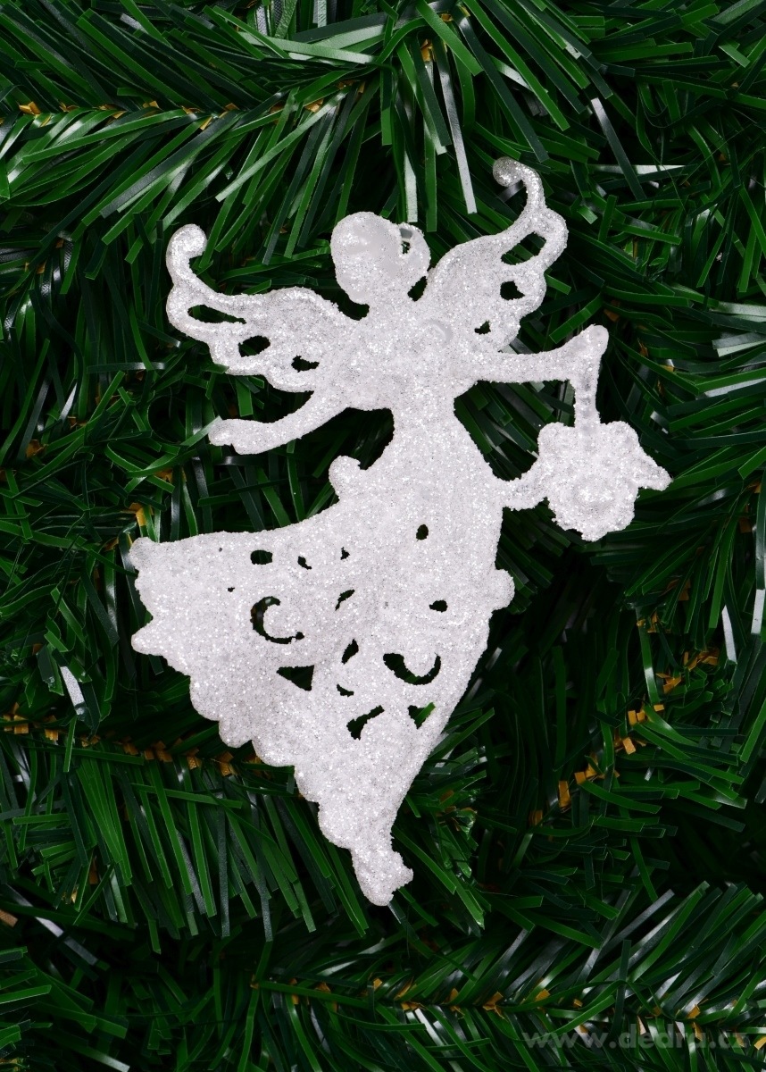 11 cm ledová 3D ozdoba, ANDĚLSKÁ VÍLA – náhled 2 | Grand Móda