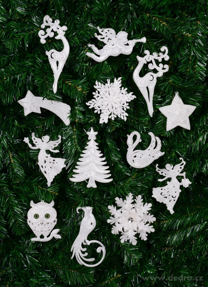 11, 5 cm ledová 3D ozdoba, ANDĚLSKÁ VÍLA – náhled 2 | Grand Móda