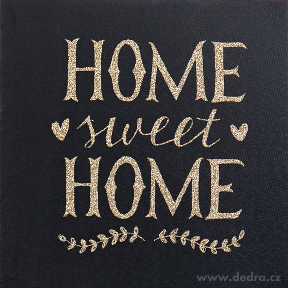 Obraz na plátně, s glitter efektem Home Sweet Home