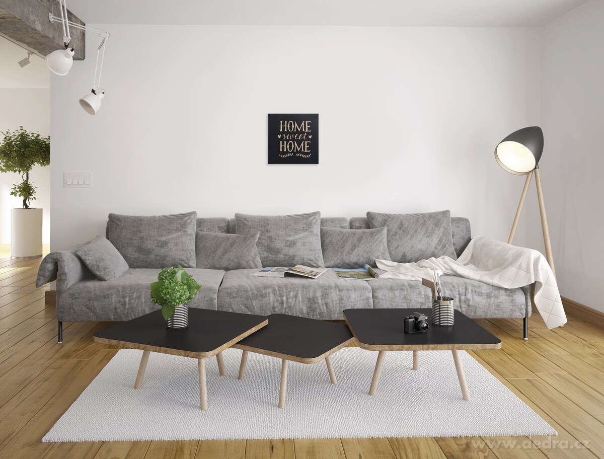 Obraz na plátně, s glitter efektem Home Sweet Home – náhled 2 | Grand Móda