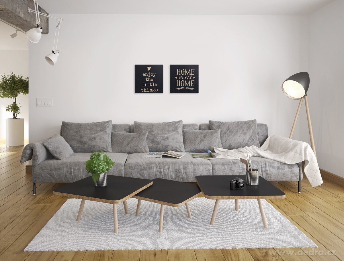 Obraz na plátně, s glitter efektem Home Sweet Home – náhled 3 | Grand Móda