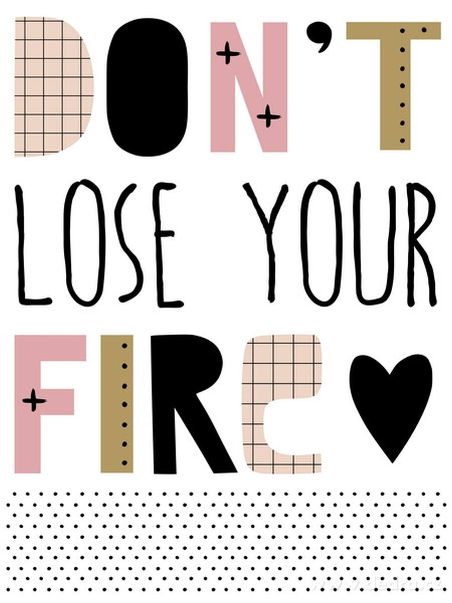 FIRE WITHIN, nástěnný obraz, 45 x 60 cm | Nástďnné obrazy | Grand Móda