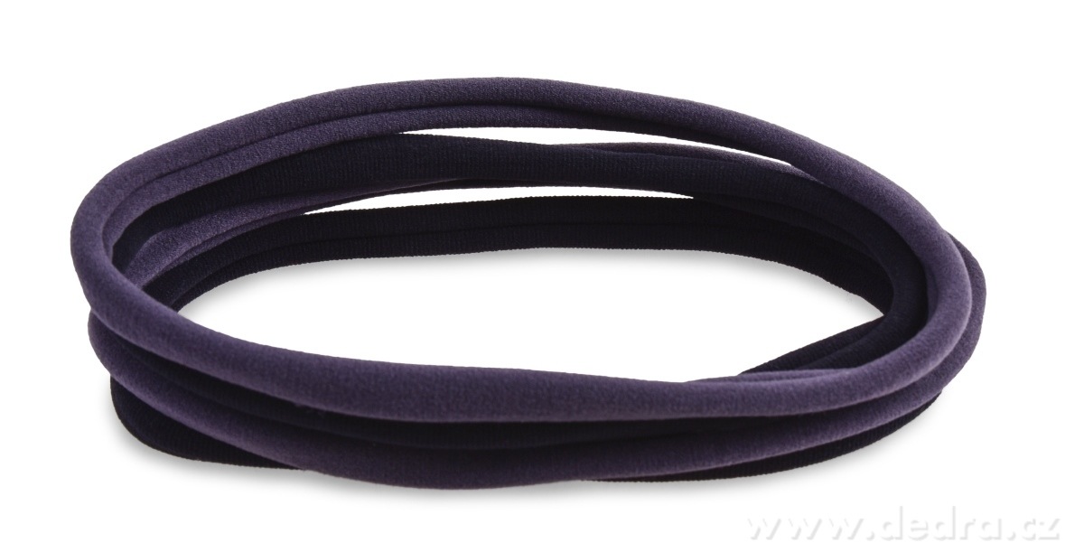 HAIRÉLLE, sada 4 ks elastických čelenek & gumiček do vlasů, šedo-černý mix – náhled 2 | Grand Móda