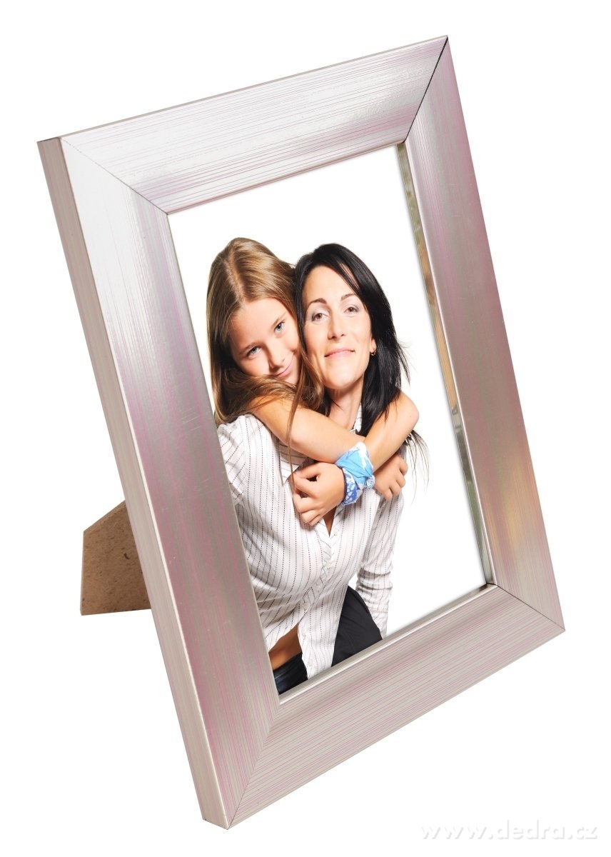 Dřevěný fotorámeček, metalic | Fotorámečky | Grand Móda