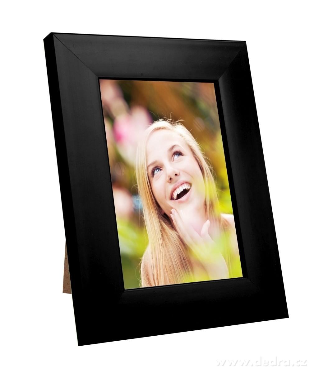 Dřevěný fotorámeček, černý – náhled 3 | Grand Móda